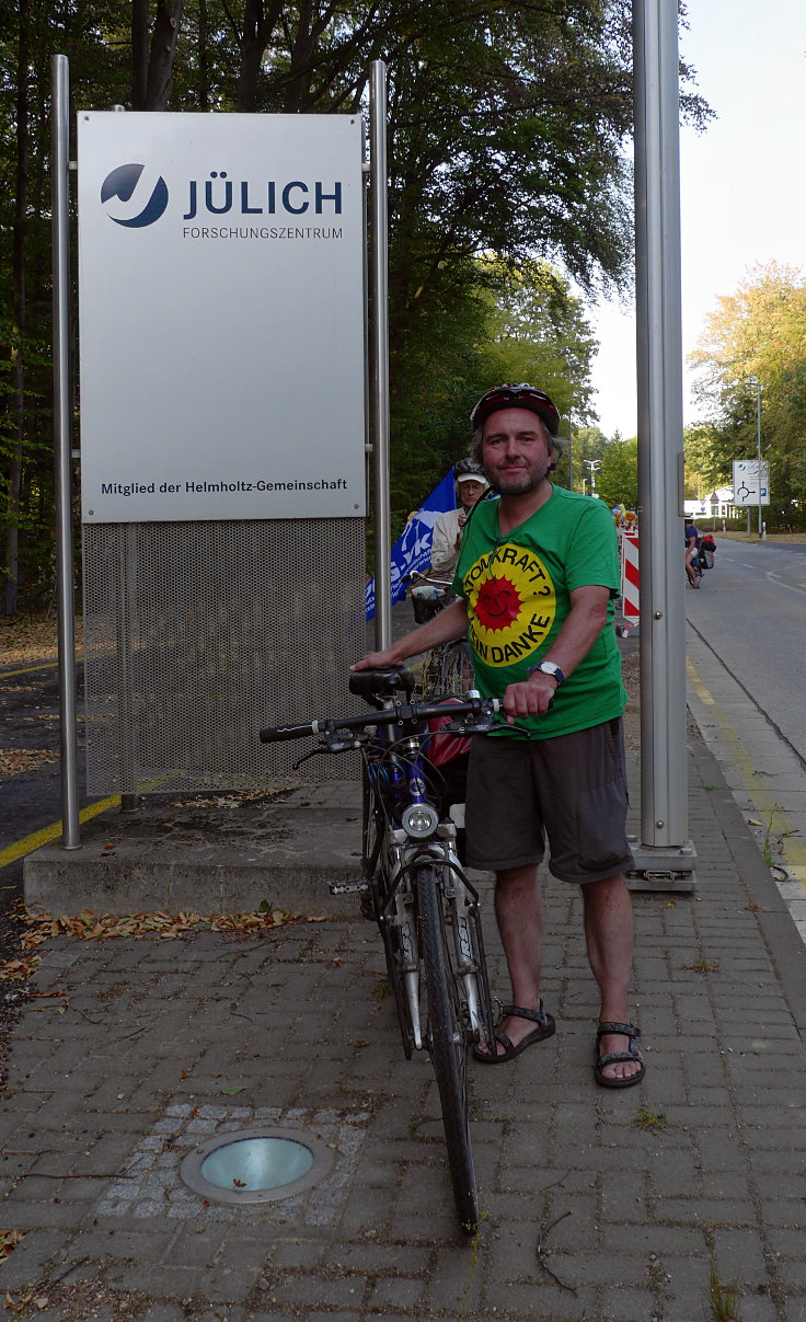 Achim Schmitz auf der 'FriedensFahrradtour NRW' 2018 in Deutschland, Niederlande und Belgien