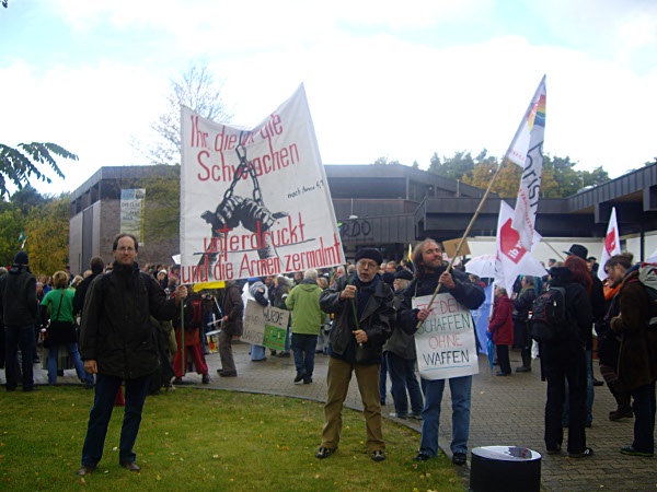 Achim Schmitz auf dem 'Sozialforum Hitzacker' 2009