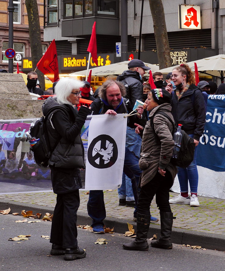 Achim Schmitz auf der Demonstration 'Versammlungsgesetz NRW stoppen!' 2021 in Köln